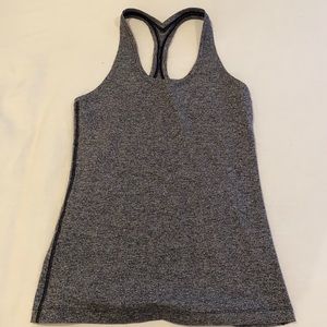 Lulu lemon razorback grey tank